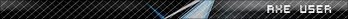 Text reading 'AXE USER' over a geometric, grid pattern